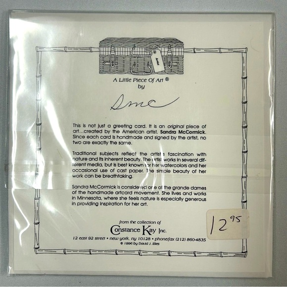 Artist Handmade Greeting Cards Signed LOT of 7 Vintage Y2k 3-D Kitsch Unique NEW - Picture 15 of 16